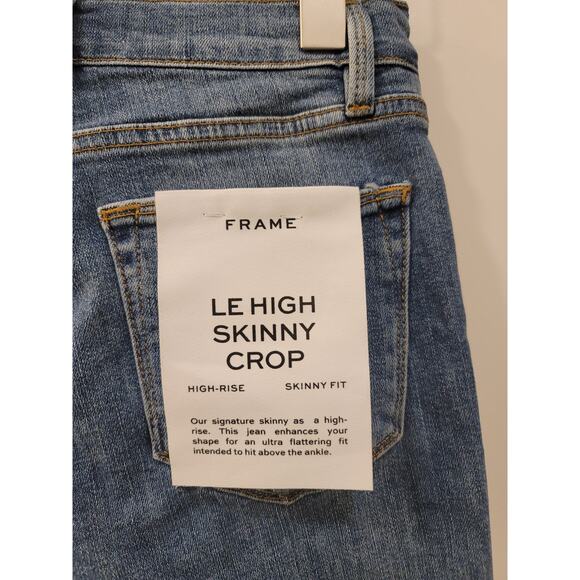 Frame Le High Skinny Crop Jeans - Picture 5 of 8